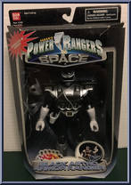 Black Astro Armor Ranger from Power Rangers in Space - Astro Armor manufactured by Bandai [Front]