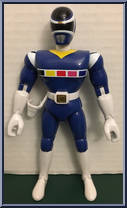 Blue Astro Armor Ranger from Power Rangers in Space - Astro Armor manufactured by Bandai [Loose]