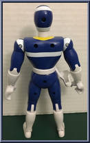 Blue Astro Armor Ranger from Power Rangers in Space - Astro Armor manufactured by Bandai [Loose]