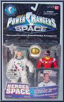 Commander Charles "Pete" Conrad Jr / Red Power Ranger from Power Rangers in Space - Heroes of Space manufactured by Bandai [Front]