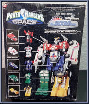Rescue MegaZord (Deluxe Double Morphin) from Power Rangers in Space - Deluxe manufactured by Bandai [Back]