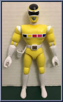 Yellow Astro Armor Ranger from Power Rangers in Space - Astro Armor manufactured by Bandai [Loose]