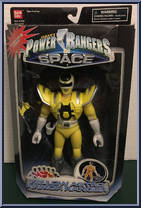 Yellow Astro Armor Ranger from Power Rangers in Space - Astro Armor manufactured by Bandai [Front]