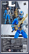 Dino Fury Blue Ranger from Power Rangers Lightning Collection - Dino Fury manufactured by Hasbro [Back]