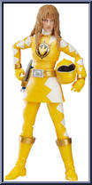 Dino Thunder Yellow Ranger from Power Rangers Lightning Collection - Dino Thunder manufactured by Hasbro [Loose]