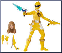 Dino Thunder Yellow Ranger from Power Rangers Lightning Collection - Dino Thunder manufactured by Hasbro [Loose]