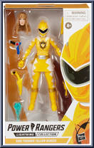 Dino Thunder Yellow Ranger from Power Rangers Lightning Collection - Dino Thunder manufactured by Hasbro [Front]