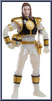 Mighty Morphin "Metallic" White Ranger from Power Rangers Lightning Collection - Mighty Morphin manufactured by Hasbro [Loose]