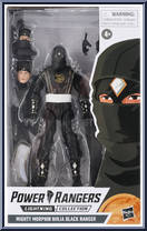 Mighty Morphin Ninja Black Ranger from Power Rangers Lightning Collection - Mighty Morphin manufactured by Hasbro [Front]