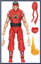 Morphed Miguel Diaz Red Eagle Ranger from Power Rangers Lightning Collection - Cobra Kai manufactured by Hasbro [Loose]