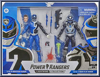 S.P.D. B-Squad Blue Ranger / S.P.D. A-Squad Blue Ranger from Power Rangers Lightning Collection - S.P.D. manufactured by Hasbro [Front]