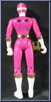Pink Lightspeed Power Ranger from Power Rangers Lightspeed Rescue - Power Rangers manufactured by Bandai [Loose]
