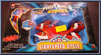 Red Lightspeed Cycle Action Figure