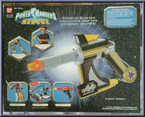 Titanium Laser from Power Rangers Lightspeed Rescue - Role Playing manufactured by Bandai [Back]