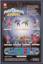 Yellow Lightspeed Power Ranger from Power Rangers Lightspeed Rescue - Power Rangers manufactured by Bandai [Back]