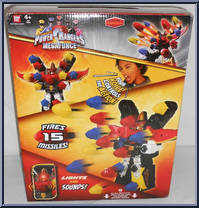 Battlefire Megazord from Power Rangers Megaforce - Megazords manufactured by Bandai [Back]
