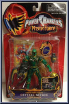 Green Crystal Action Power Ranger from Power Rangers Mystic Force - Basic Series manufactured by Bandai [Front]