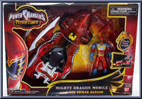 Mighty Dragon Mobile with Red Power Ranger Action Figure