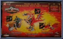 Yellow Power Ranger with Phoenix Racer from Power Rangers Mystic Force - Cycles manufactured by Bandai [Back]