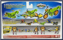 Cycle with Yellow Ranger from Power Rangers Ninja Steel - Mega Morph manufactured by Bandai [Back]