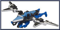 Glider (Blue) from Power Rangers Ninja Steel - Mega Morph manufactured by Bandai [Loose]