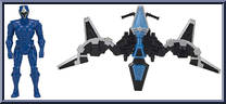 Glider (Blue) from Power Rangers Ninja Steel - Mega Morph manufactured by Bandai [Loose]