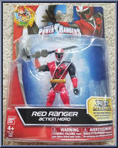 Red Ranger Action Hero from Power Rangers Ninja Steel - Action Heroes manufactured by Bandai [Front]