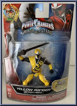 Yellow Ranger Action Hero from Power Rangers Ninja Steel - Action Heroes manufactured by Bandai [Front]