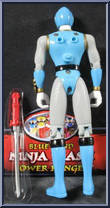 Blue Wind Ninja Flash Power Ranger from Power Rangers Ninja Storm - Basic Series manufactured by Bandai [Loose]