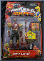 Crimson Thunder Ninja Battle Power Ranger from Power Rangers Ninja Storm - Basic Series manufactured by Bandai [Front]
