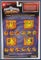 Crimson Thunder Tri-Battlized Power Ranger from Power Rangers Ninja Storm - Tri-Battlized manufactured by Bandai [Back]