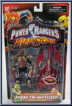 Crimson Thunder Tri-Battlized Power Ranger from Power Rangers Ninja Storm - Tri-Battlized manufactured by Bandai [Front]