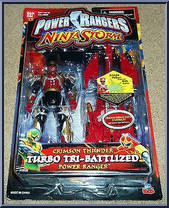 Crimson Thunder Turbo Tri-Battlized Power Ranger from Power Rangers Ninja Storm - Tri-Battlized manufactured by Bandai [Front]