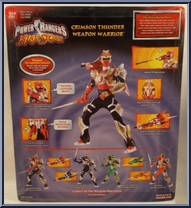 Crimson Thunder Weapon Warrior from Power Rangers Ninja Storm - 12" Scale manufactured by Bandai [Back]