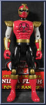 Crimson Thunder Ninja Flash Power Ranger from Power Rangers Ninja Storm - Basic Series manufactured by Bandai [Loose]