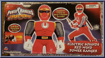 Electronic Sounds Red Wind Power Ranger from Power Rangers Ninja Storm - Electronic Sounds manufactured by Bandai [Back]
