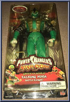 Green Samurai Talking Ninja Battle Ranger Action Figure