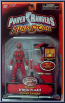 Red Wind Ninja Flash Power Ranger from Power Rangers Ninja Storm - Basic Series manufactured by Bandai [Front]