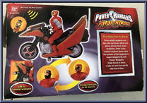 Red Wind Tsunami Cycle from Power Rangers Ninja Storm - Remote Control manufactured by Bandai [Back]