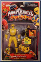 Yellow Wind Ninja Battle Power Ranger from Power Rangers Ninja Storm - Basic Series manufactured by Bandai [Front]