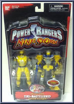 Yellow Wind Tri-Battlized Power Ranger from Power Rangers Ninja Storm - Tri-Battlized manufactured by Bandai [Front]