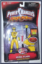 Yellow Wind Ninja Flash Power Ranger from Power Rangers Ninja Storm - Basic Series manufactured by Bandai [Front]