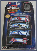 Mach-Morph Red Power Ranger from Power Rangers Operation Overdrive - Mach-Morph manufactured by Bandai [Back]
