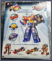 High Octane Megazord from Power Rangers RPM - Megazords manufactured by Bandai [Back]