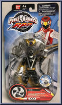Throttle Max Ranger Black from Power Rangers RPM - Basic Series manufactured by Bandai [Front]