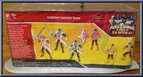 Samurai Ranger Team from Power Rangers Samurai - Box Sets manufactured by Bandai [Back]