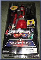 Talking S.P.D. Red Power Ranger Action Figure