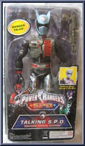 Talking S.P.D. Shadow Power Ranger Action Figure