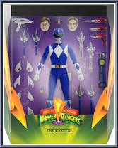 Blue Ranger from Power Rangers - Ultimate manufactured by Super7 [Front]