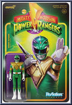 Green Ranger from Power Rangers - ReAction Figures manufactured by Super7 [Front]